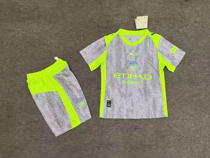 25/26 season Manchester City F.C. third Kids kit