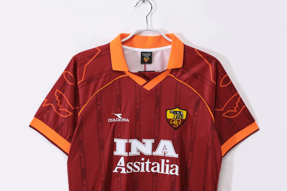 1999/00 season Roma home retro