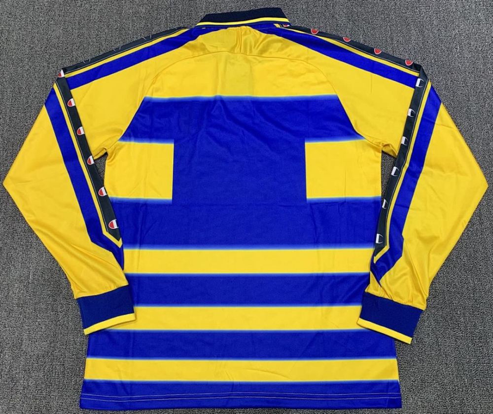 1999/00 season Parma home Long sleeved retro Fan version
