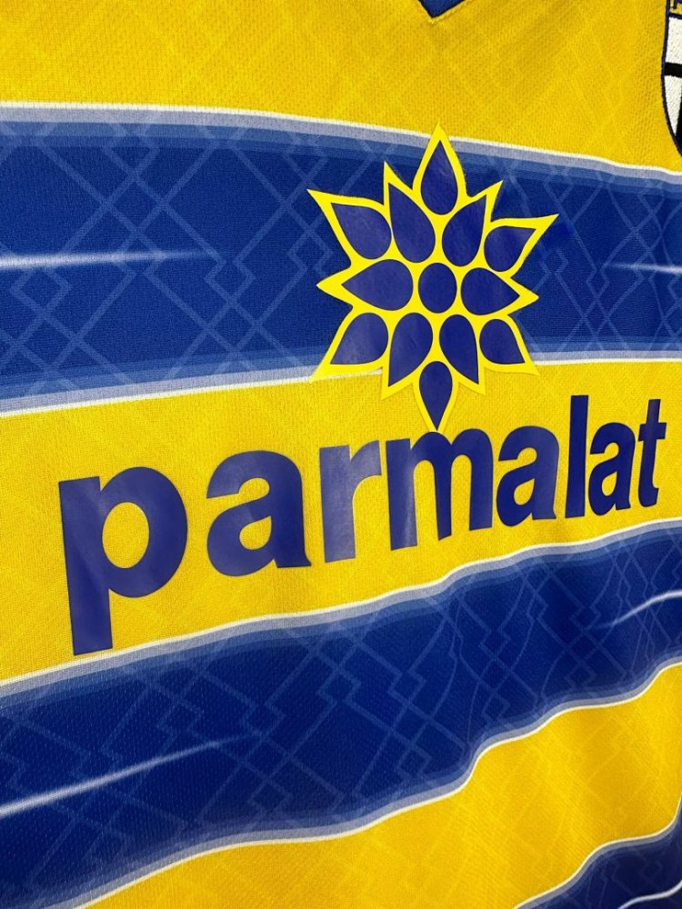 1998/99 season Parma home Long sleeved retro Fan version