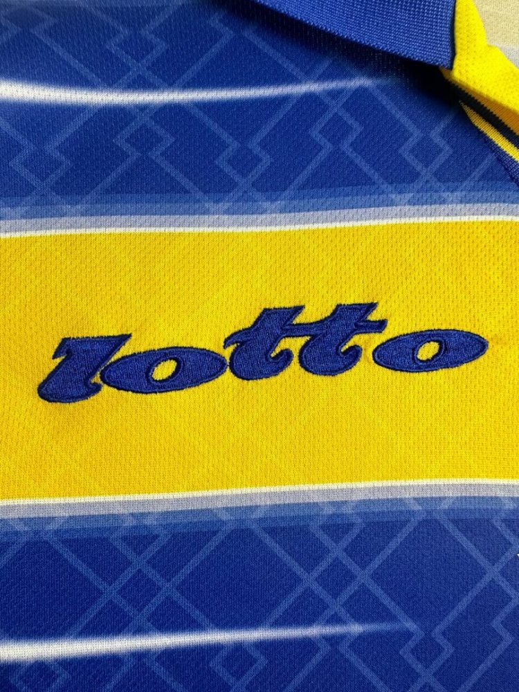 1998/99 season Parma home Long sleeved retro Fan version
