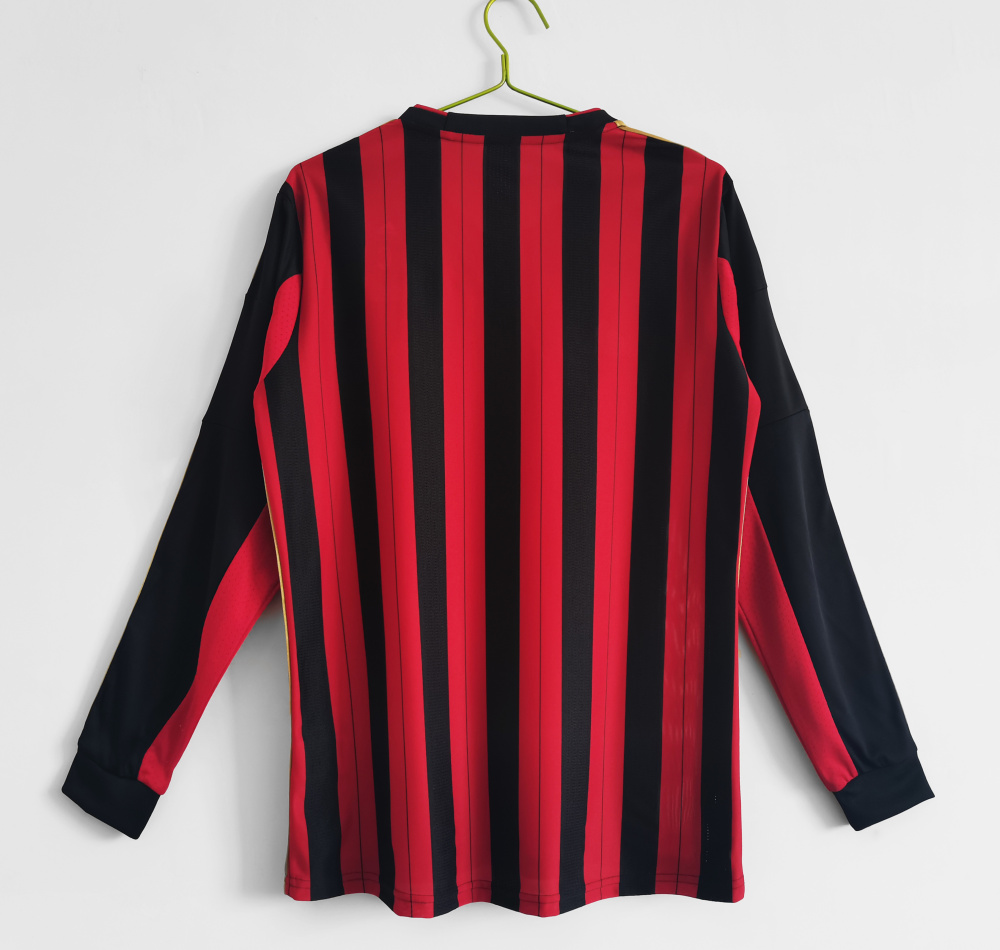 2013/14 season AC Milan home Long sleeved retro Fan version