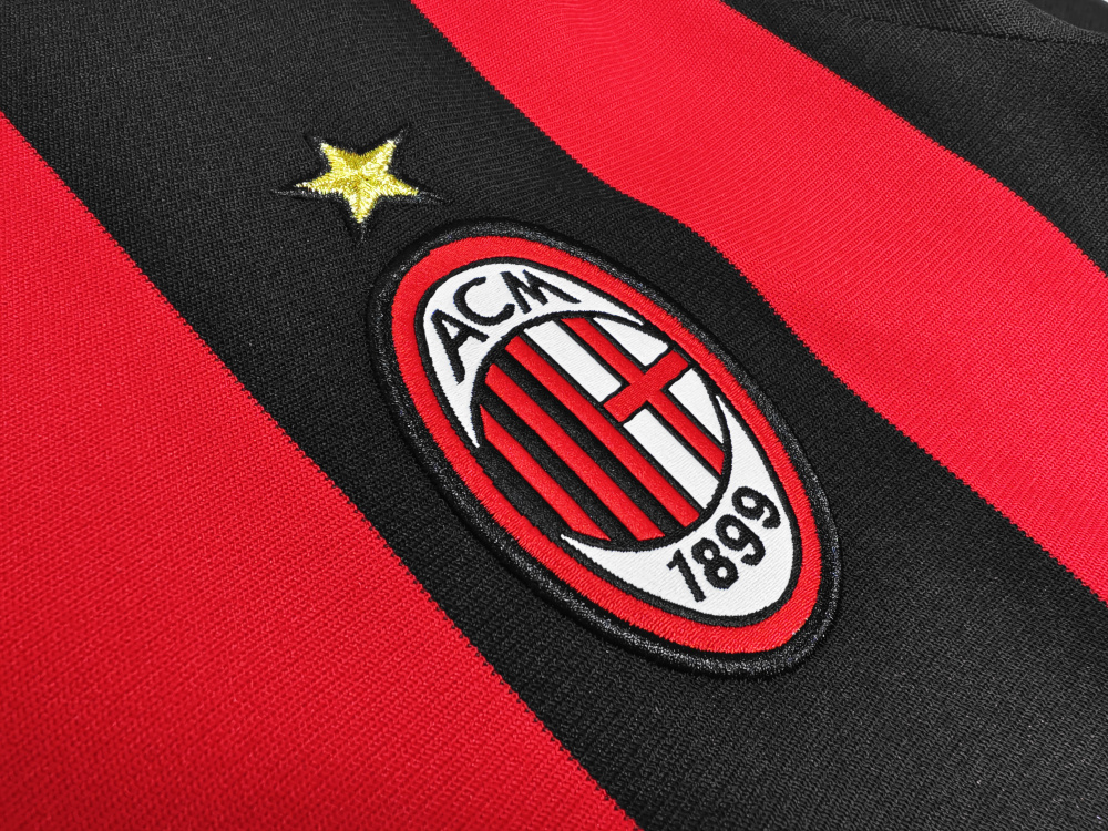 2008/09 season AC Milan home Long sleeved retro Fan version