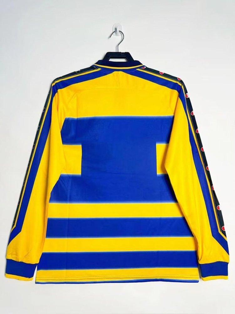 1999/00 season Parma home Long sleeved retro Fan version