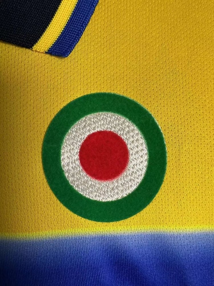 1999/00 season Parma home Long sleeved retro Fan version