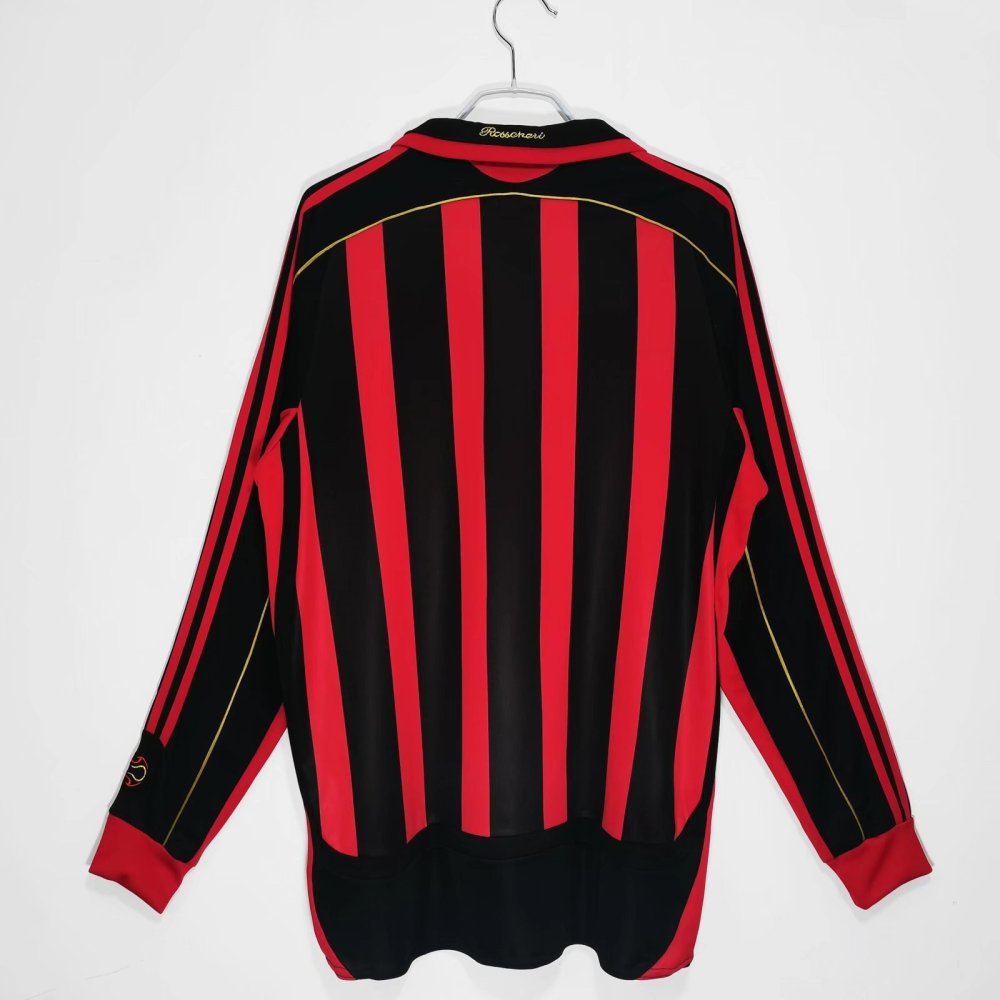 2006/07 season AC Milan home Long sleeved retro Fan version