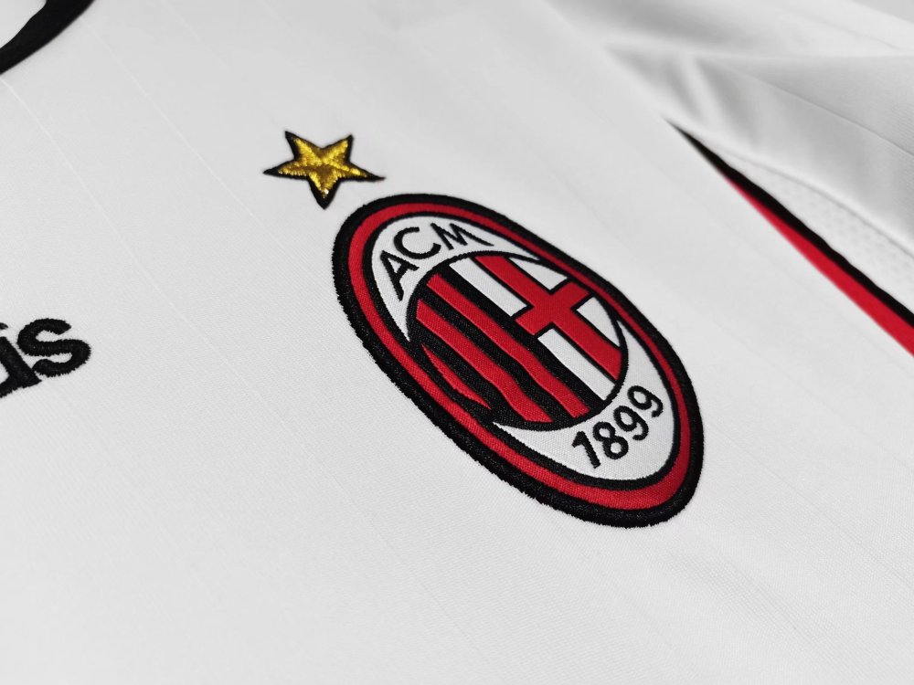 2006/07 season AC Milan away Long sleeved retro Fan version