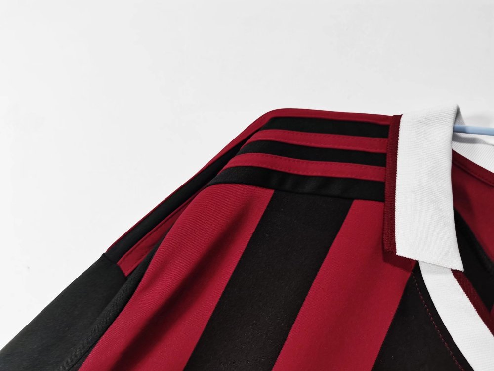 2009/10 season AC Milan home Long sleeved retro Fan version