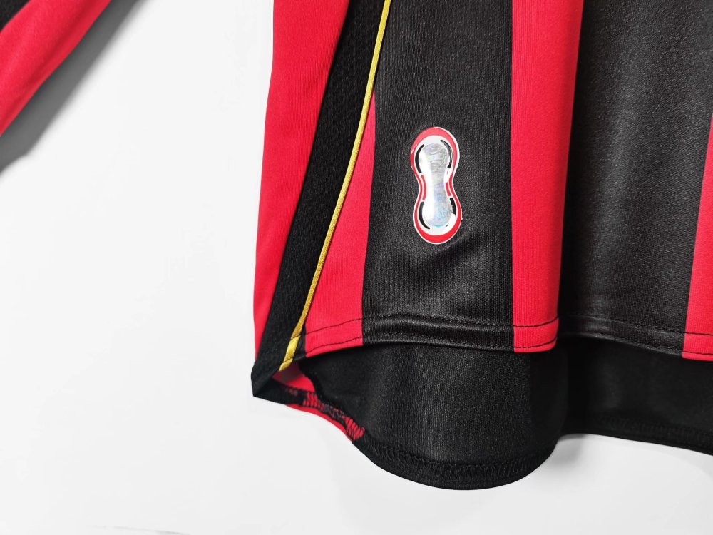 2006/07 season AC Milan home Long sleeved retro Fan version