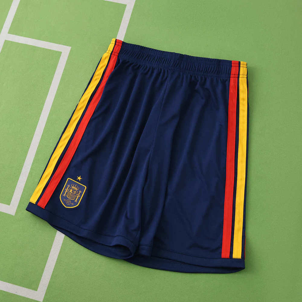2026 World Cup Spain home shorts fan version