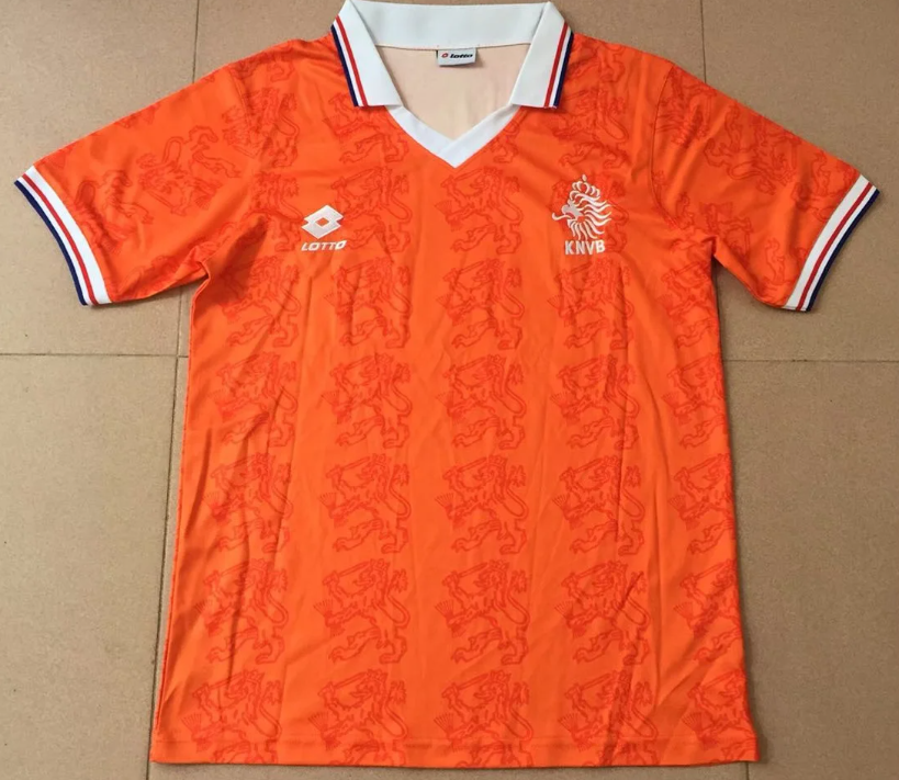 1994 season Netherlands home retro Fan version
