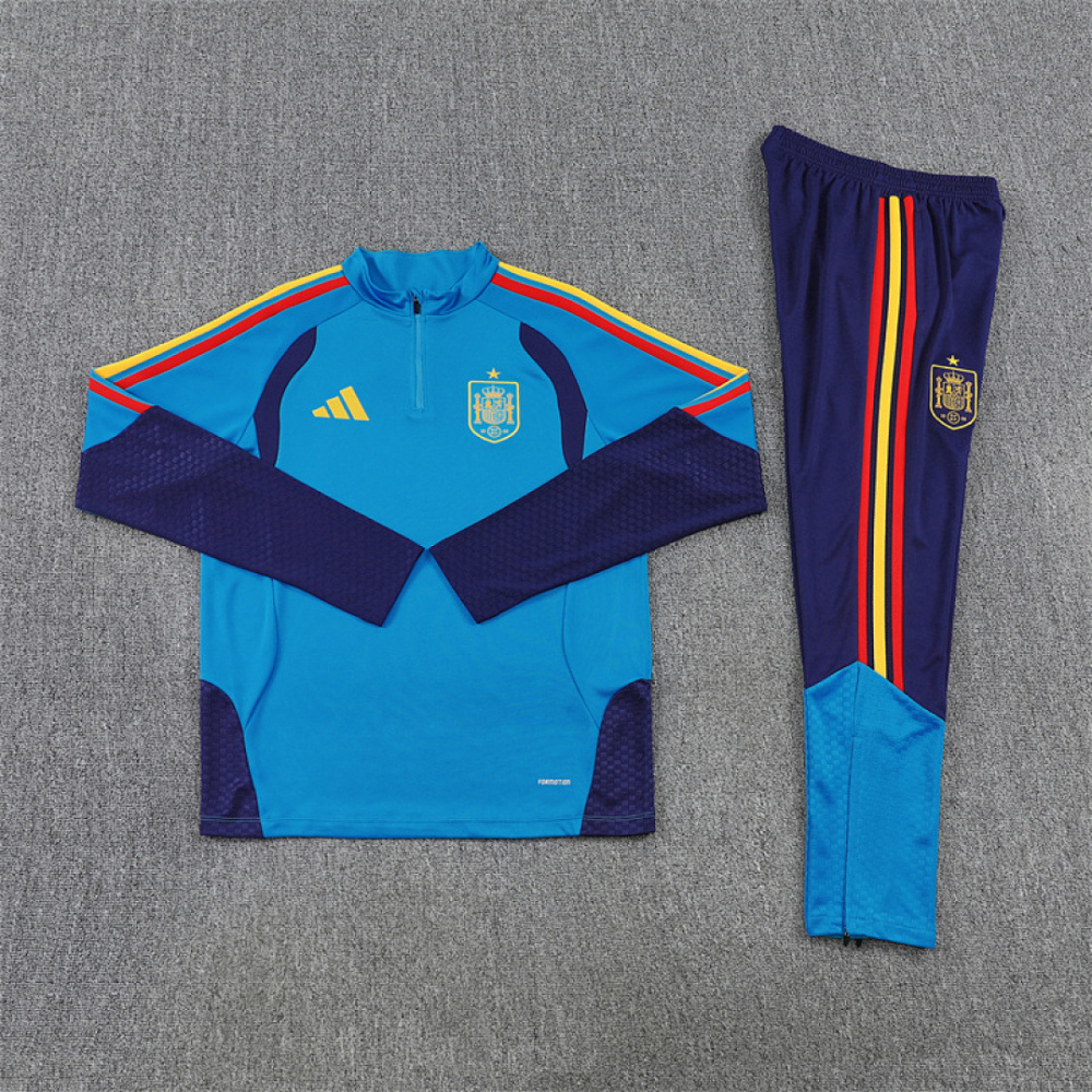 2026 FIFA World Cup Spain Half zip training suit set