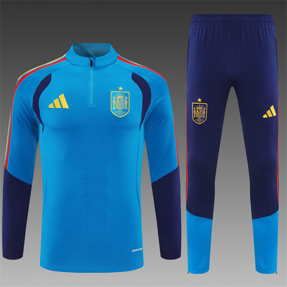 2026 FIFA World Cup Spain Half zip training suit set