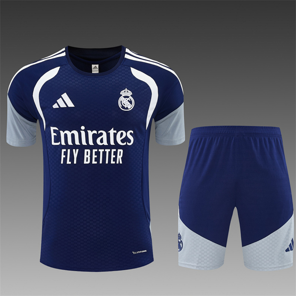 2627 Real Madrid CF Training clothes suit Short sleeve Fan version