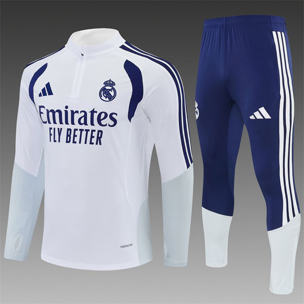 2627 Real Madrid CF Half zip training suit set
