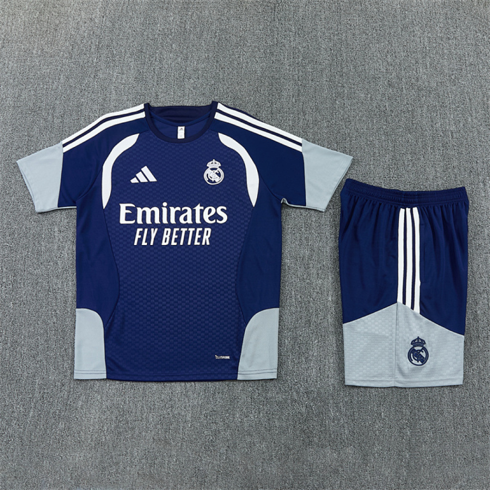 2627 Real Madrid CF Training clothes suit Short sleeve Fan version