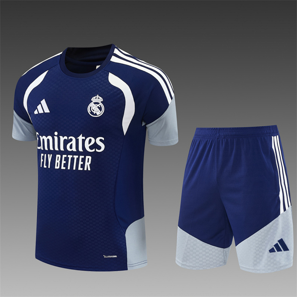 2627 Real Madrid CF Training clothes suit Short sleeve Fan version