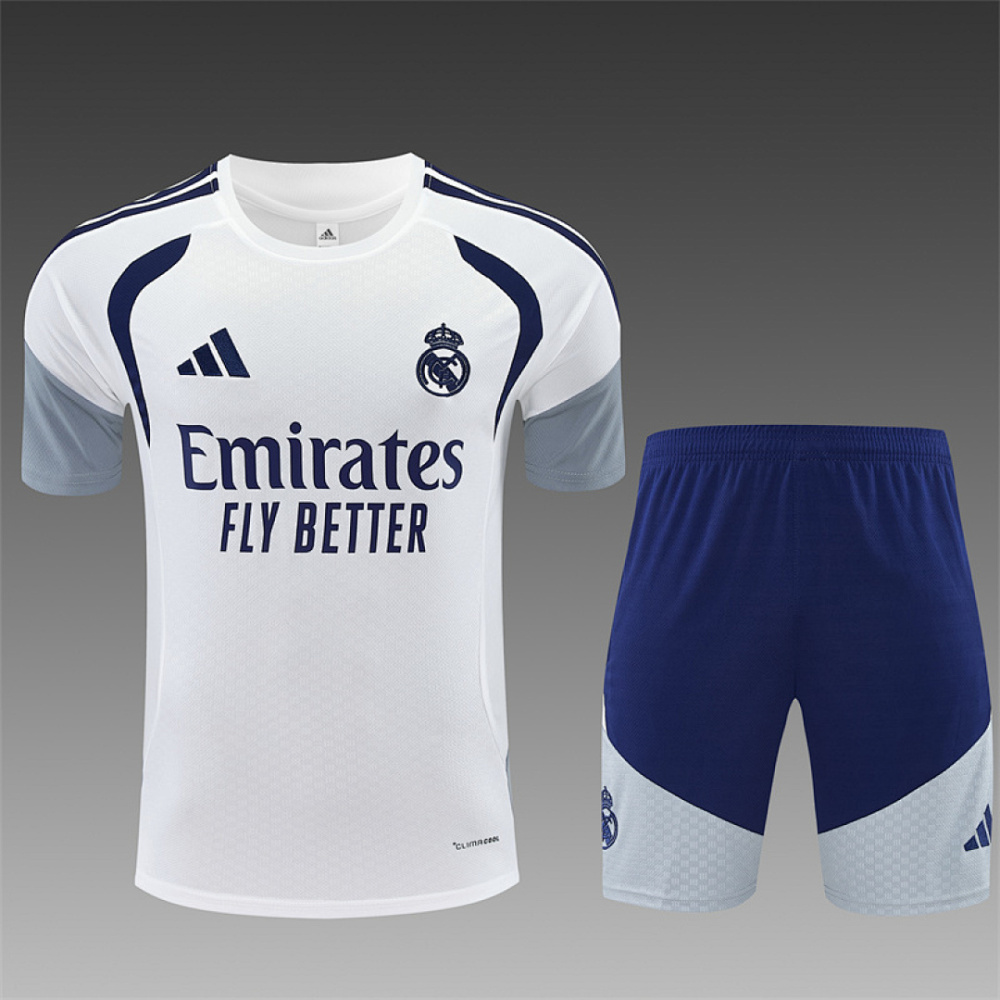 2627 Real Madrid CF Training clothes suit Short sleeve Fan version