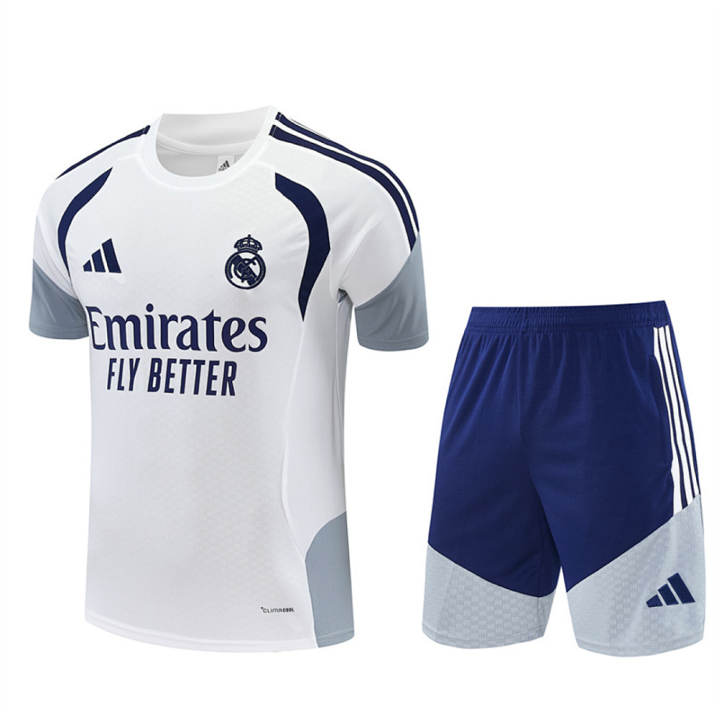 2627 Real Madrid CF Training clothes suit Short sleeve Fan version