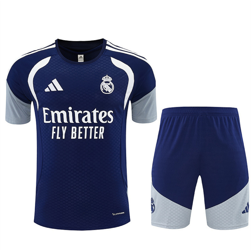 2627 Real Madrid CF Training clothes suit Short sleeve Fan version