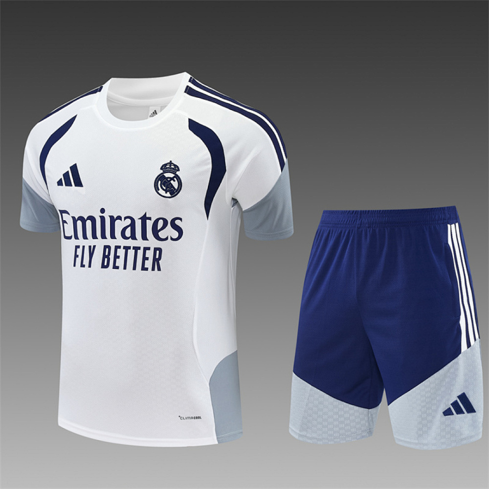 2627 Real Madrid CF Training clothes suit Short sleeve Fan version
