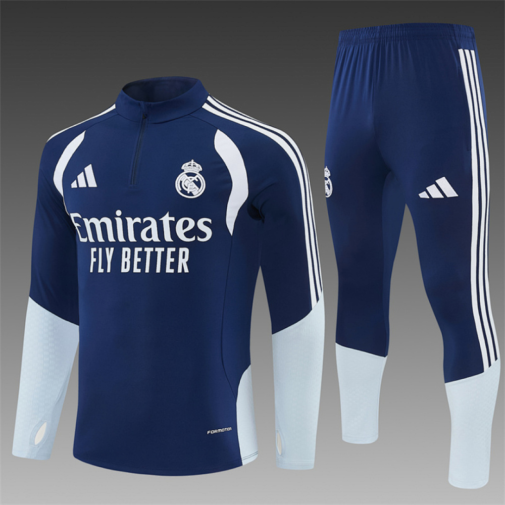 2627 Real Madrid CF Half zip training suit set
