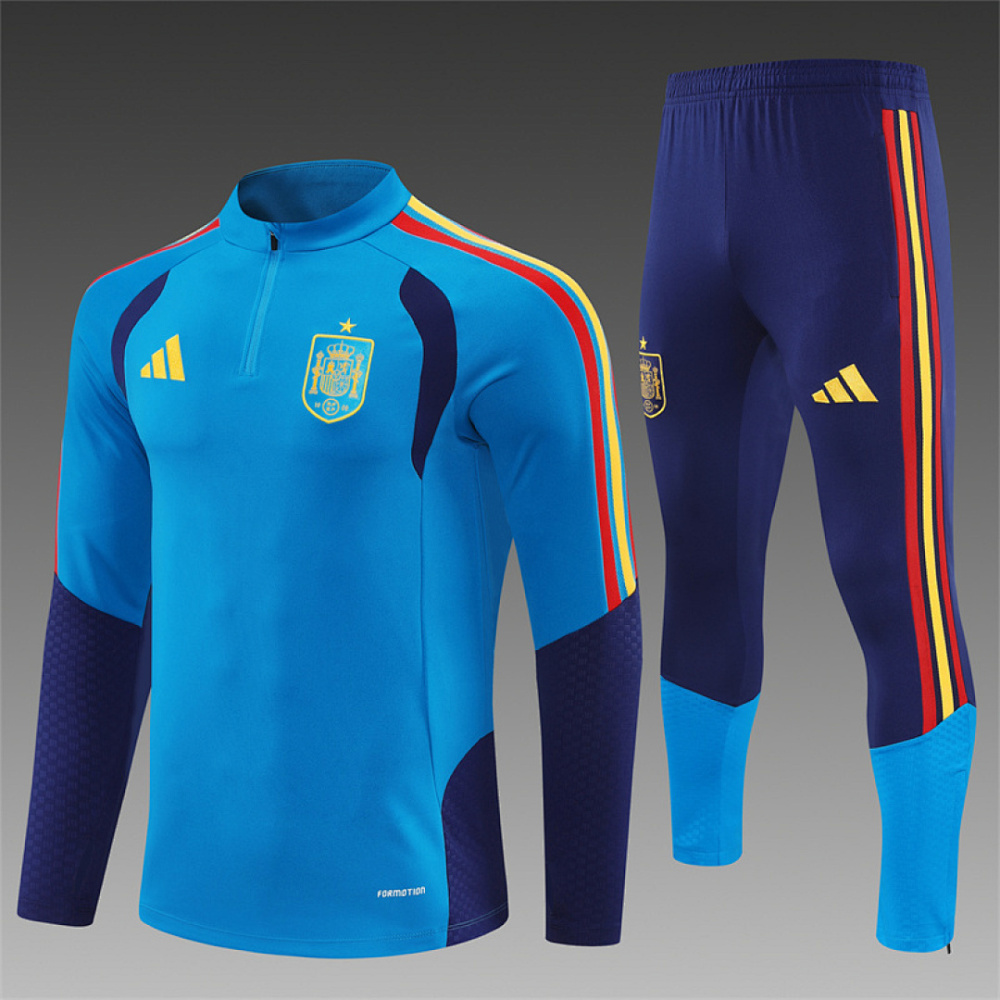 2026 FIFA World Cup Spain Half zip training suit set