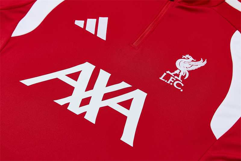 2026 season Liverpool half zip training suit set