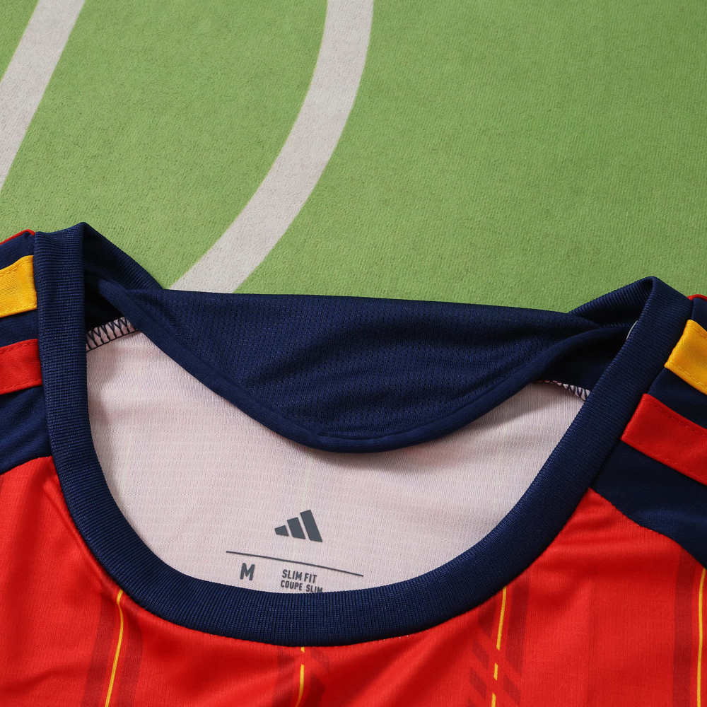 2026 FIFA World Cup Spain home Long sleeve Fan version two star