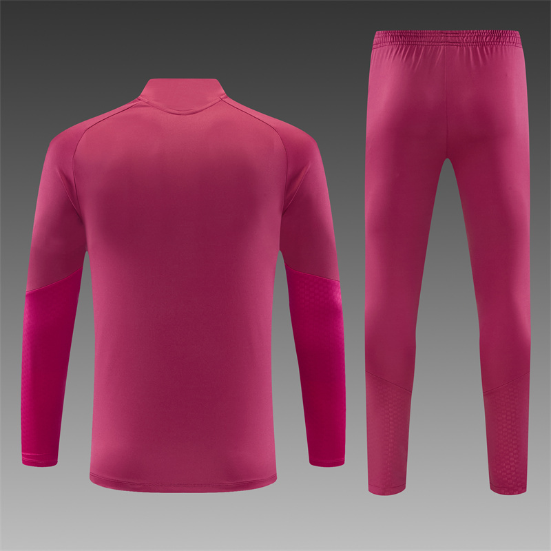 2026 season Real Madrid half zip training suit set