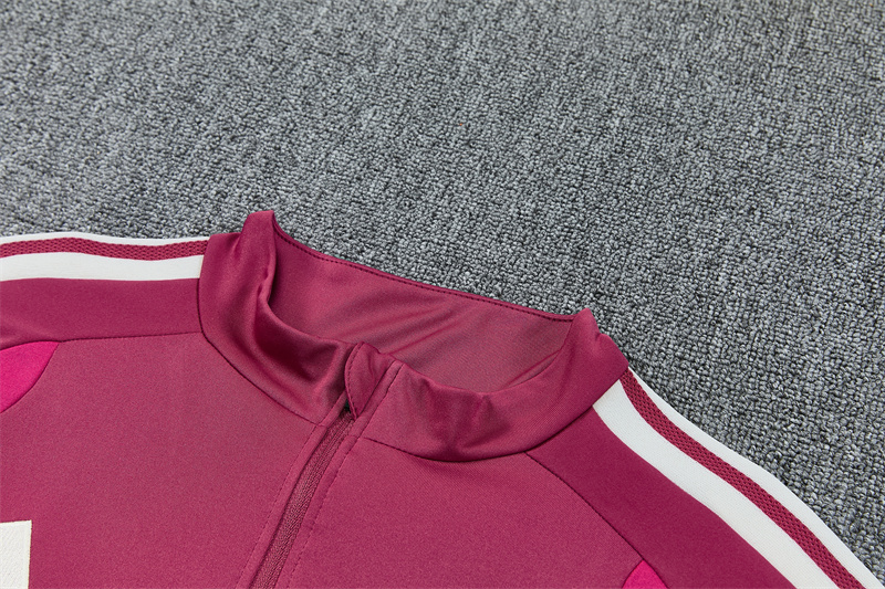 2026 season Real Madrid half zip training suit set