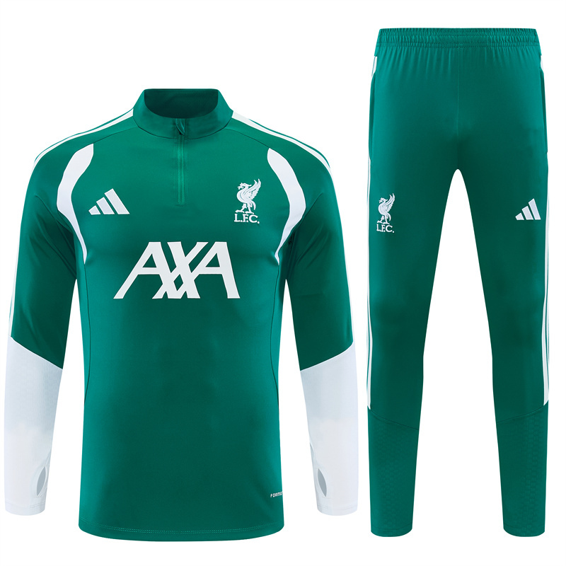 2026 season Liverpool half zip training suit set