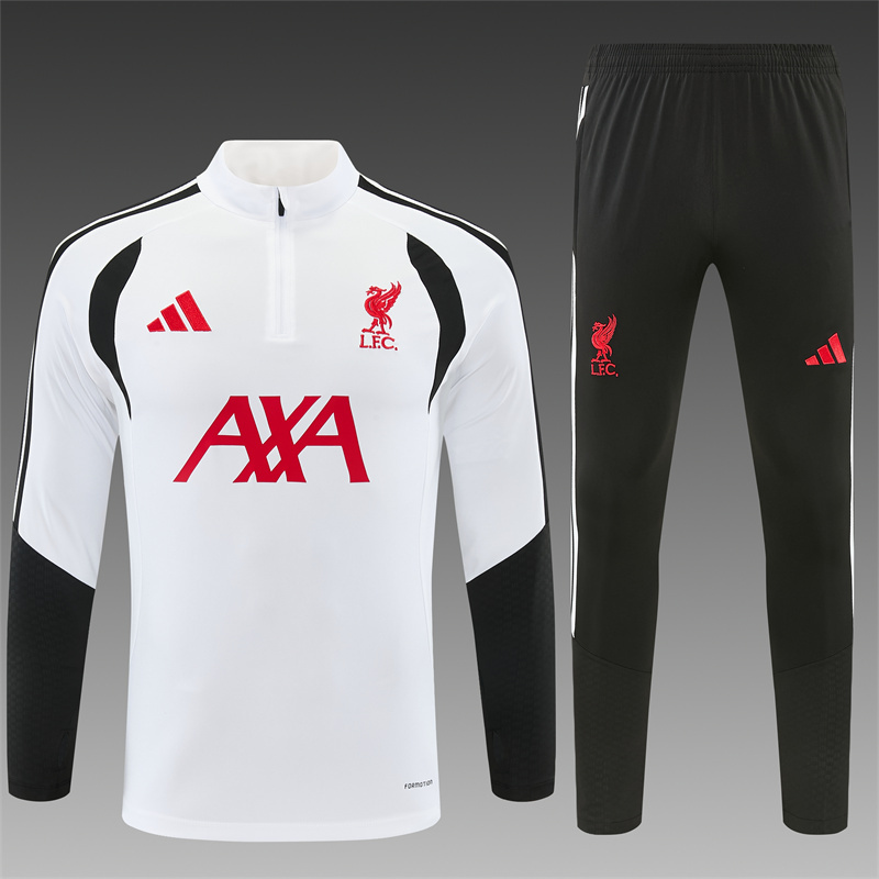 2026 season Liverpool half zip training suit set