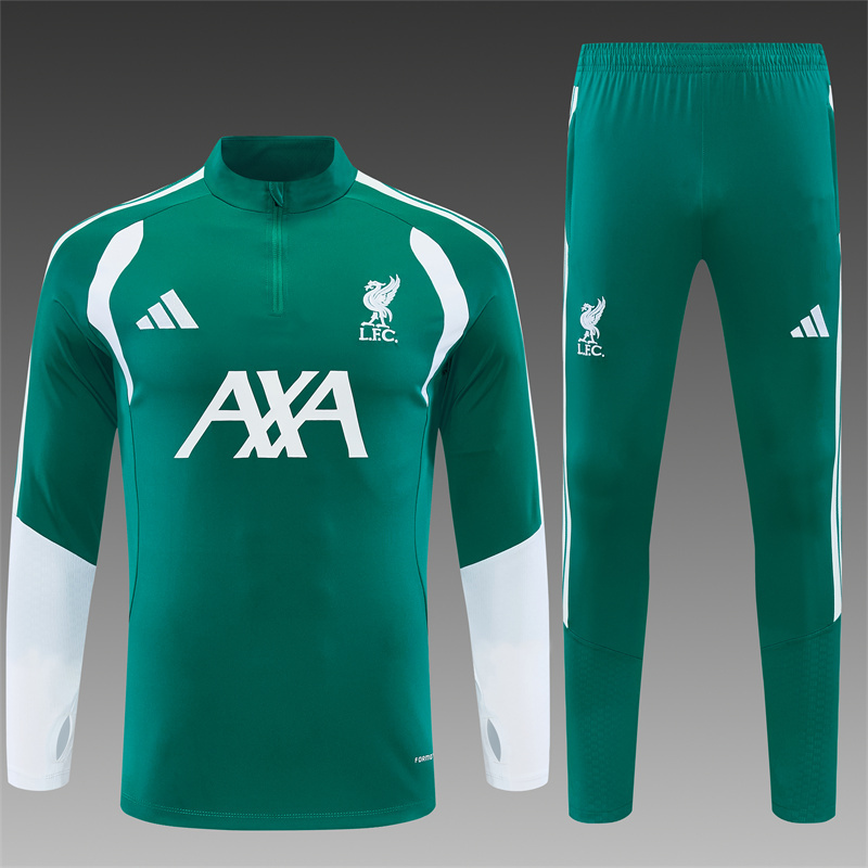 2026 season Liverpool half zip training suit set