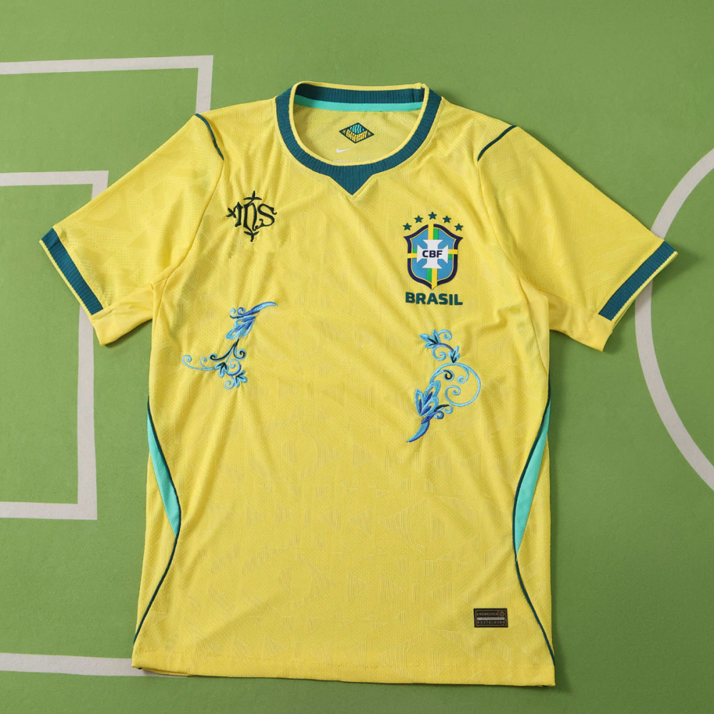 2026 FIFA World Cup Brazil home Embroidery Player version
