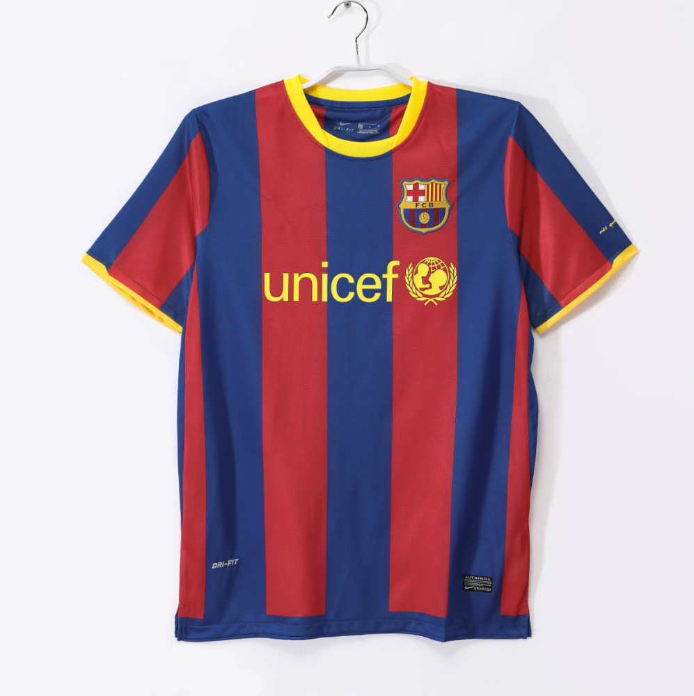 2010/11 season Barcelona home Retro