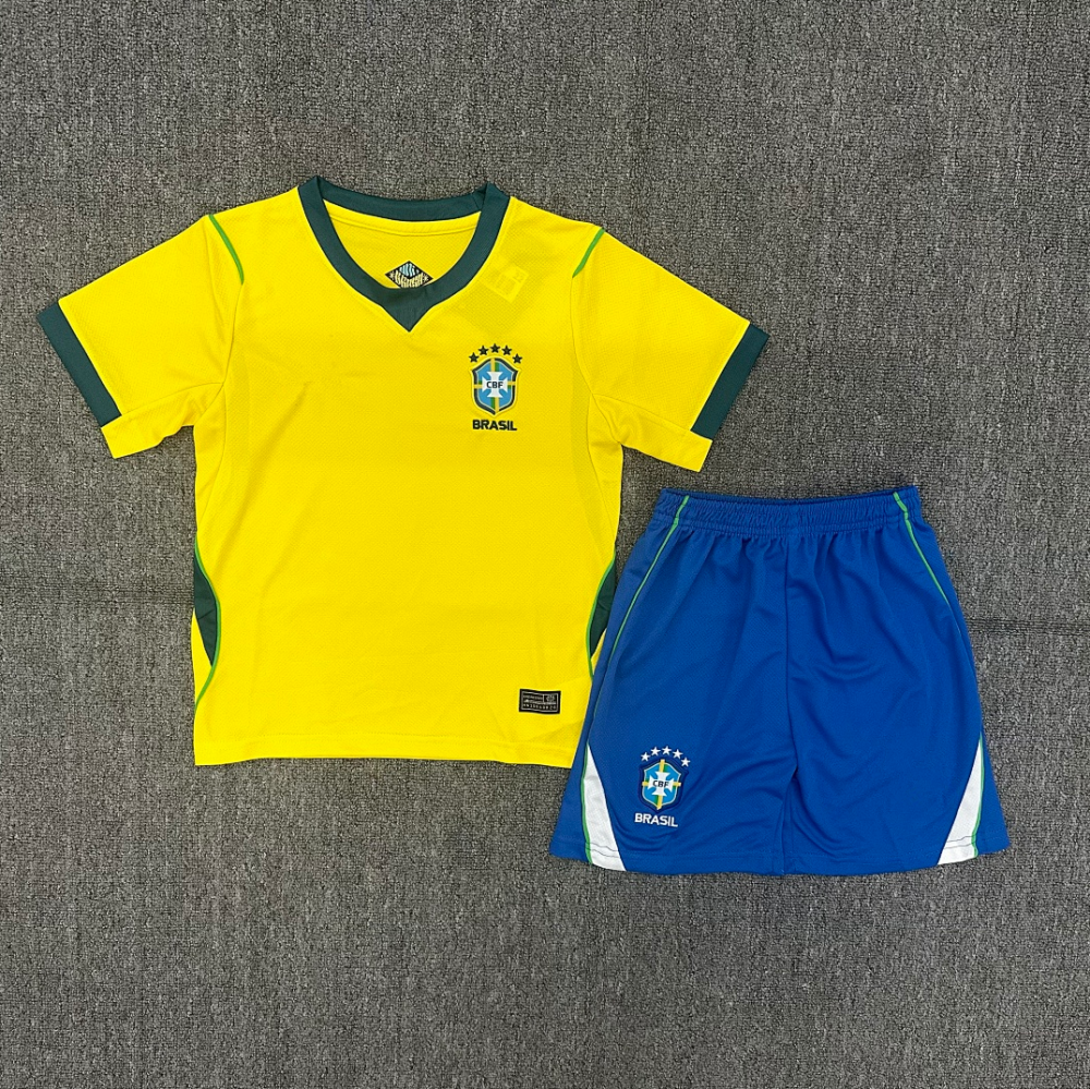 2026 FIFA World Cup Brazil home Kids kit