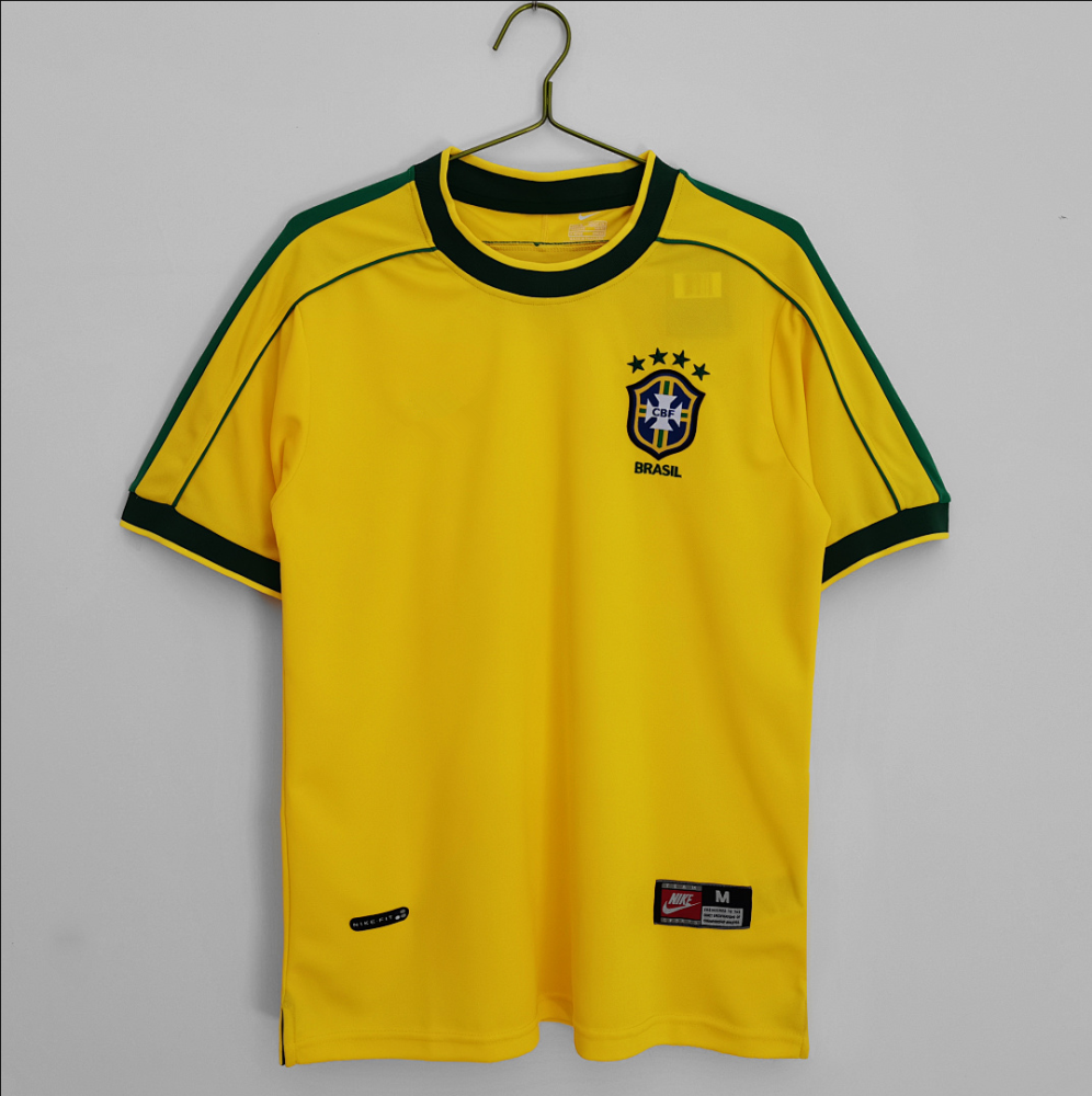 1998 season Brazil home retro Fan version