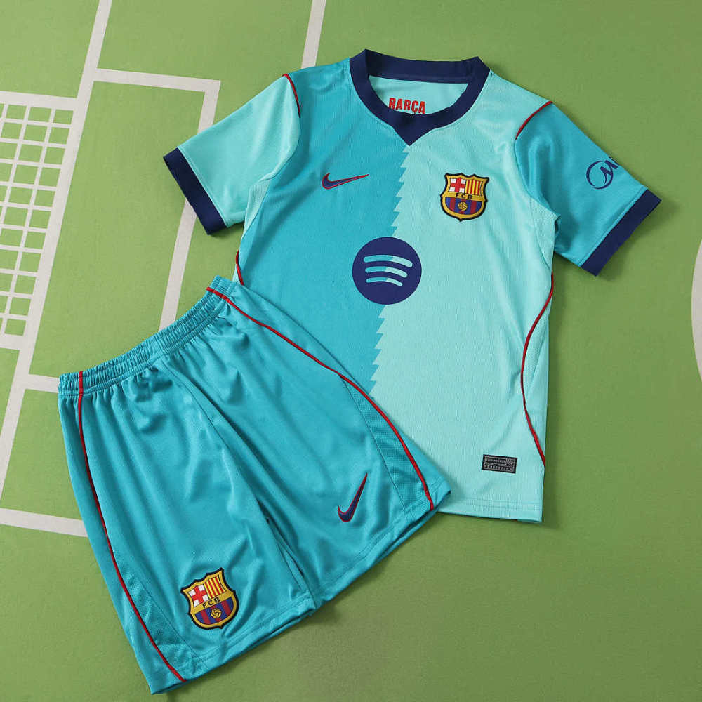 2627 season FC Barcelona / Barça Third Kids kit