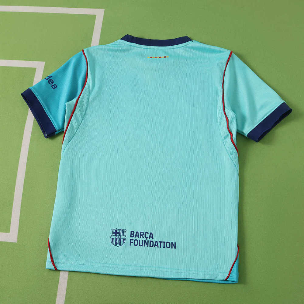 2627 season FC Barcelona / Barça Third Kids kit