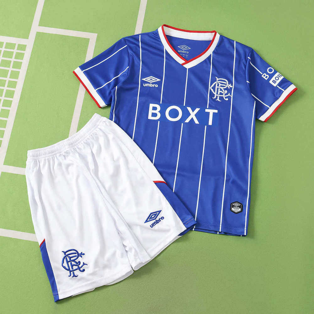 2627 season Rangers F.C. home Kids kit