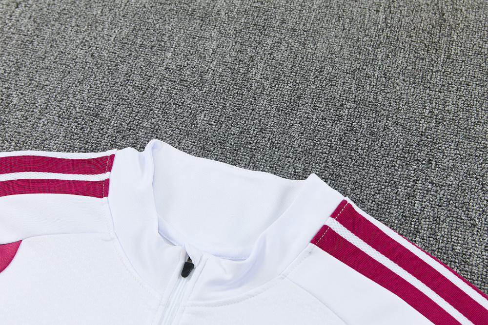 2026 season Real Madrid half zip training suit set