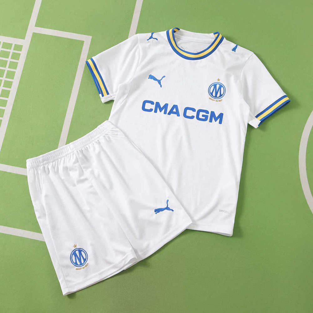 2627 season Olympique de Marseille home Kids kit