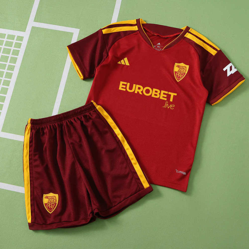 2627 season A.S. Roma home Kids kit