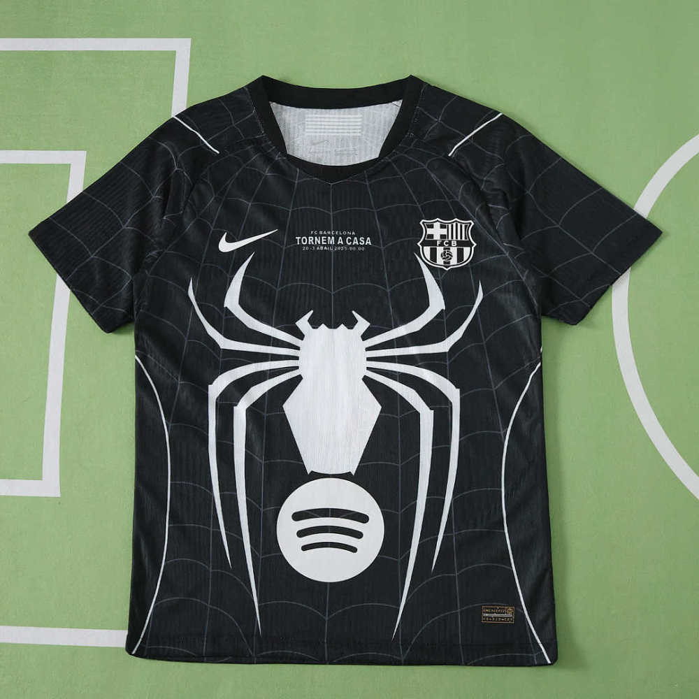 2026 FC Barcelona / Barça home Spider-Man Concept version Player version