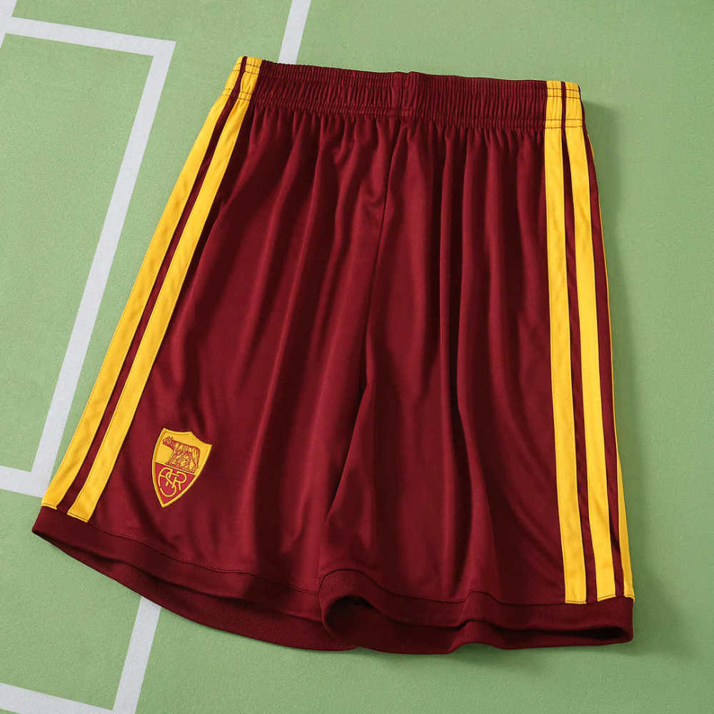2627 season A.S. Roma home shorts