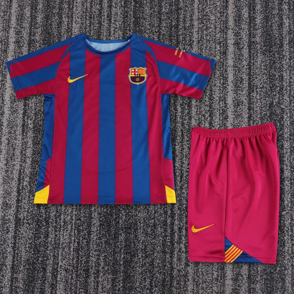 0506 season Barcelona kids Home Champions League Edition