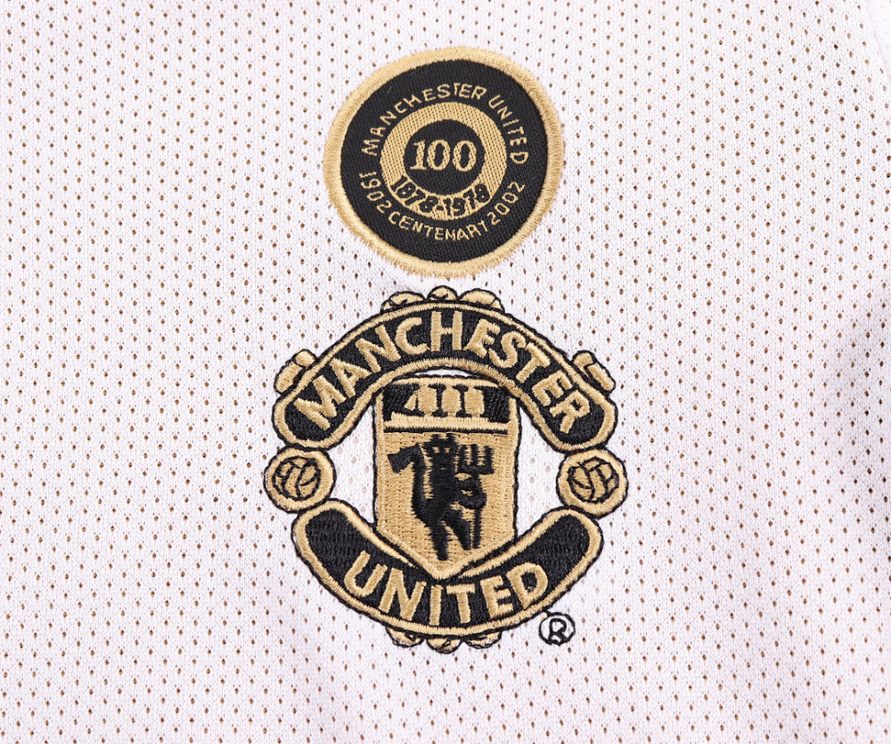 0102 season Manchester United Double sided Centenary Edition