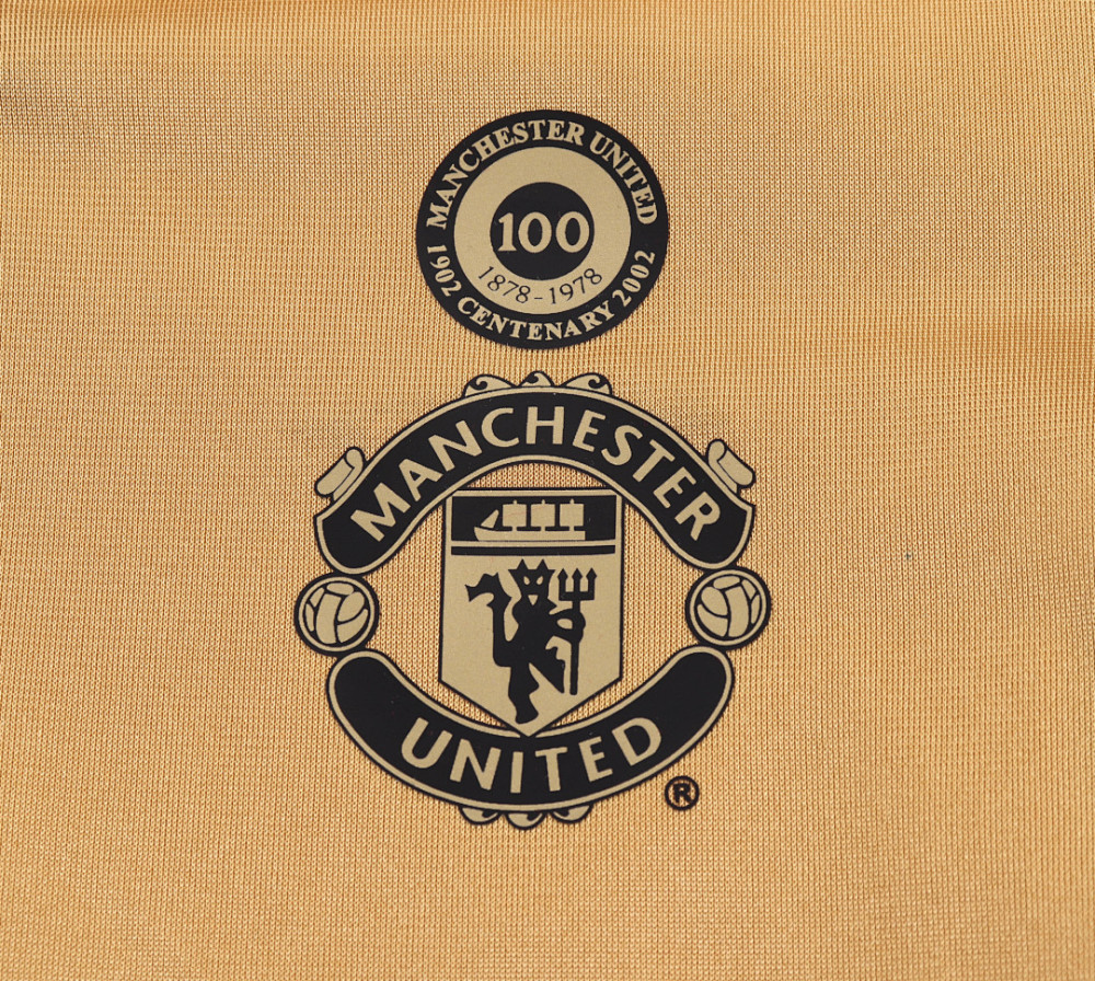 0102 season Manchester United Double sided Centenary Edition