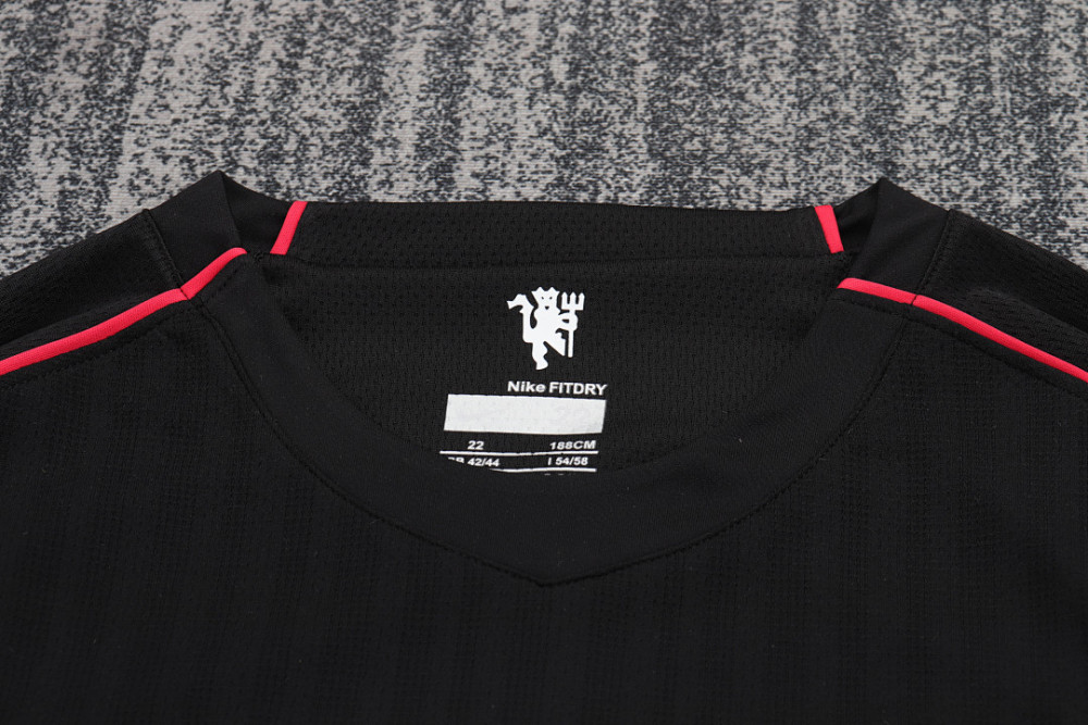 0708 season Manchester United kids long sleeves away